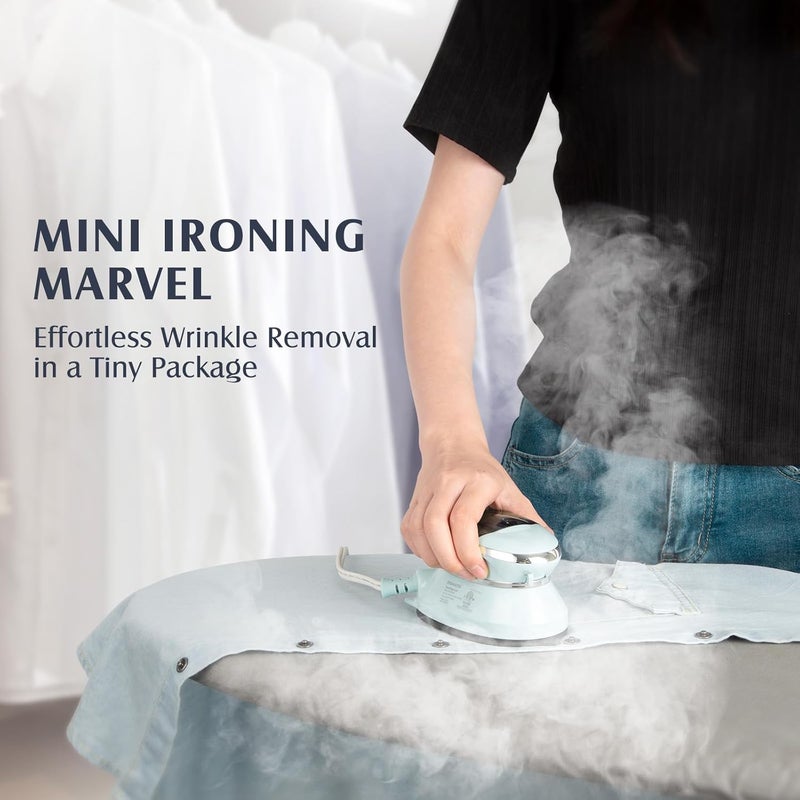 PIOMATIC Travel Iron Mini with Steam for Clothes with Dual Voltage, Portable Mini Ironing Machine with Non-Stick Soleplate, Small Iron for Sewing, Quilting and Handcraft - Image 4